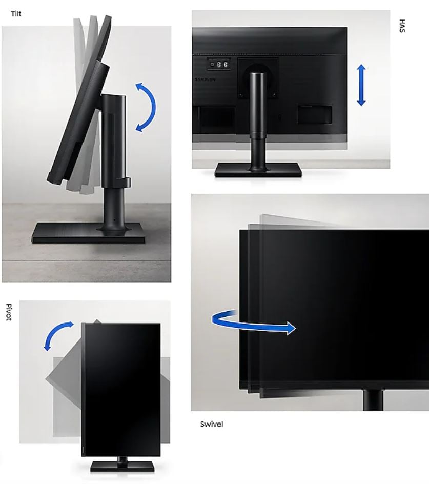 T45F Borderless IPS Panel Adjustable Professional Monitor